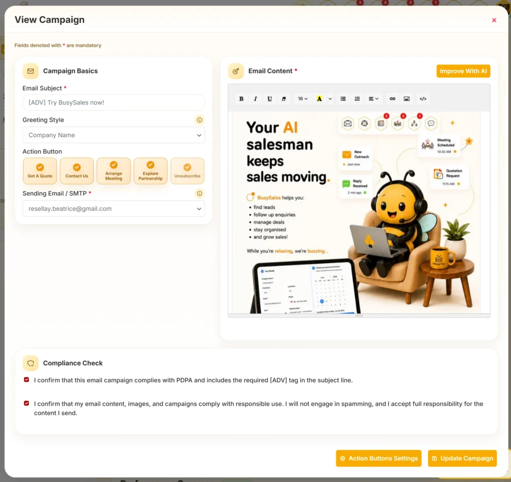 3. Launch Campaigns